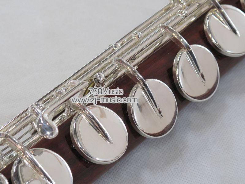 Rose Wood Alto Flute-Silver Plated-798-WA-RS